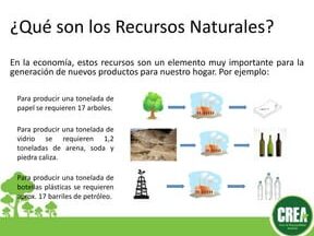 clasificacion de los recursos naturales identificando nuestros recursos