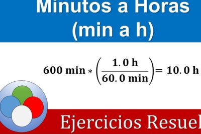 convertir minutos en horas tiempo transformado