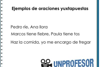 oraciones yuxtapuestas ejemplos para una comprension clara