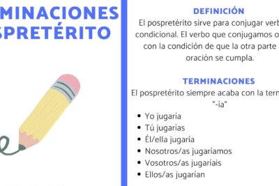terminaciones de pospreterito construyendo el pasado con ejemplos